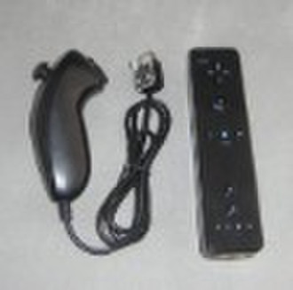 für Wii Remote Controller und Nunchuk Schwarz