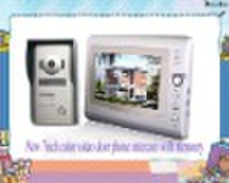 New with memory home security video door phone/ en