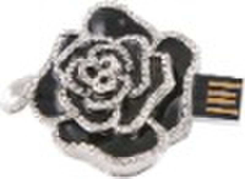 Jewelry crystal usb flash drive