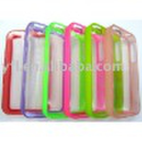 crystal Rubber Case for i-phone 4G