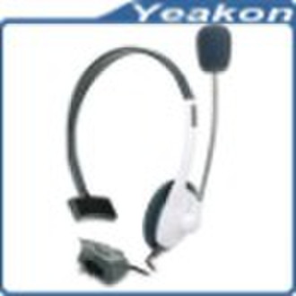 HEADSET HEADPHONE+MICROPHONE FOR XBOX 360 LIVE XBO