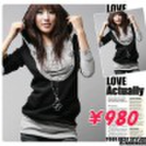 New 2PCS Style Blouse Top T-shirt Hoodie JP22