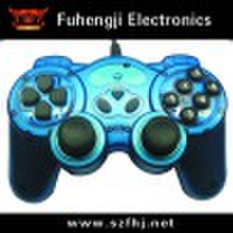 USB Gamepad mit Analog-Sticks und Vibration