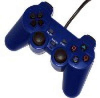 Für PS2-Game-Controller (schwarz Doppelschlag verdrahteten Freude