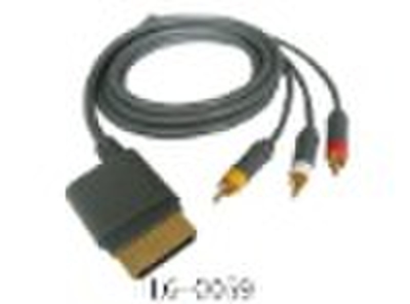 For xbox360 AV cable, AV cable for xbox360