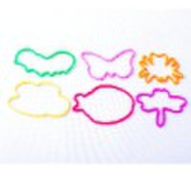 silicone rubber band animal bracelet