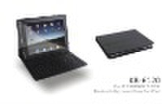 Bluetooth  silicon  keyboard  with laptop leather