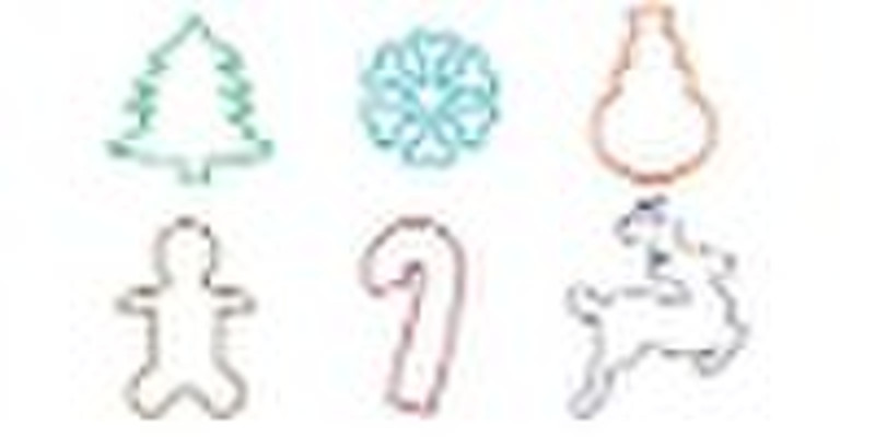 Christmas silly bandz