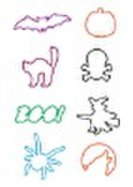 silicone rubber band Halloween shapes