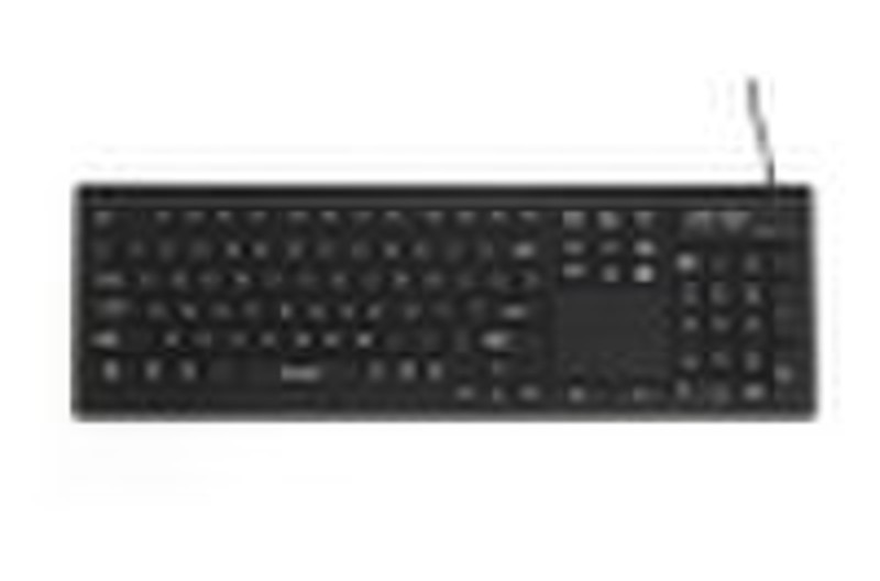 Antibacterial medical keyboard with touch pad &