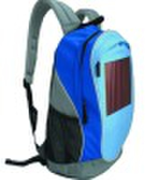 Solar charging backpack with new rollable solar pa