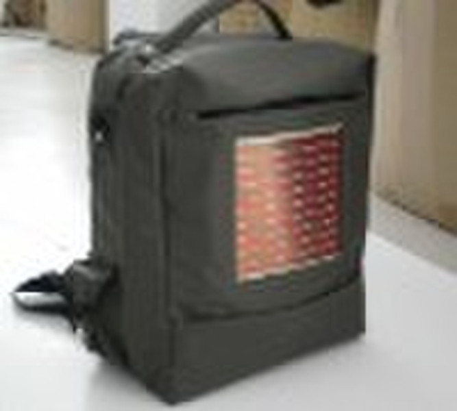 Solar charging backpack with flexible solar panel