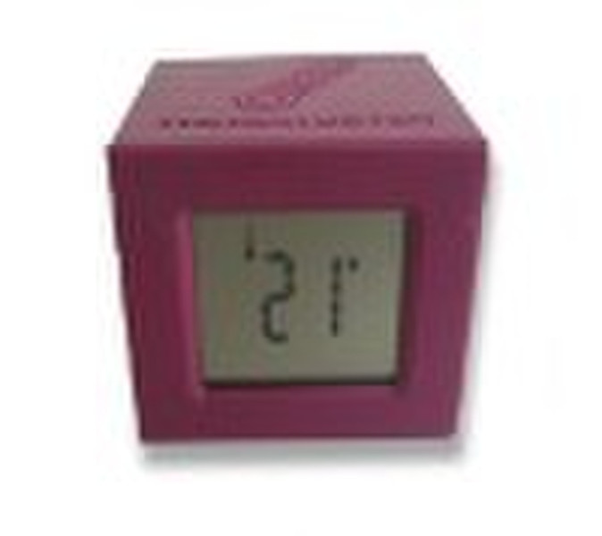 digital clock with thermometer