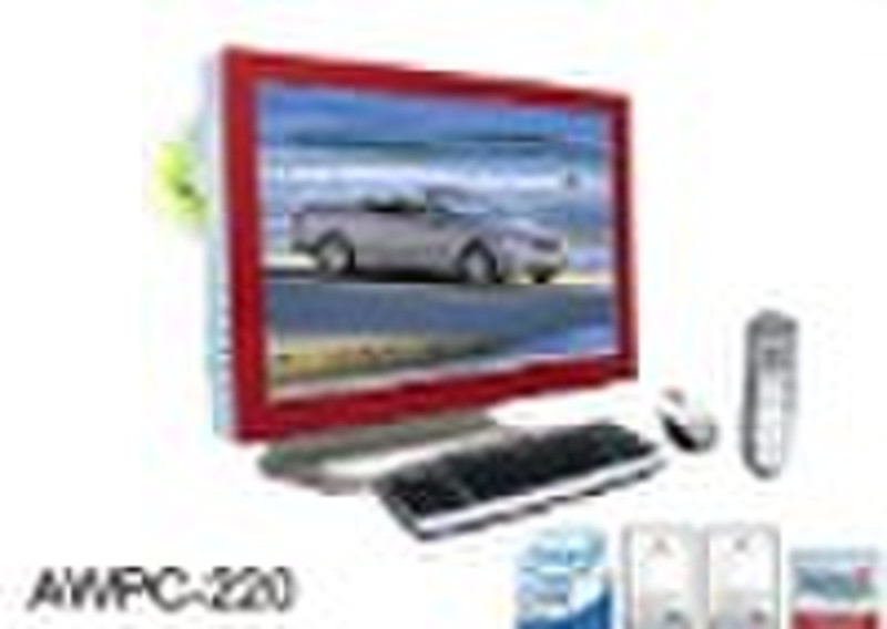 LCD PC&TV (all-in-one)--22" (red)