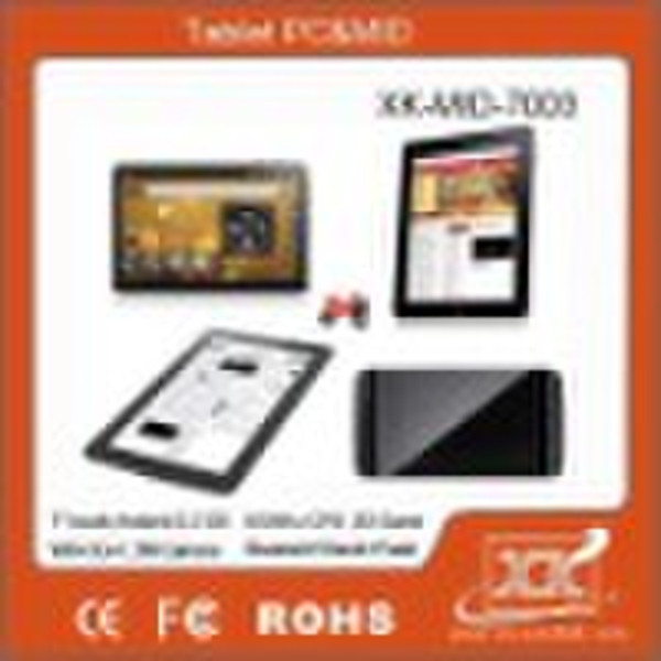 7 inch touch screen tablet pc with WIFI ,3G in And