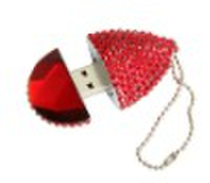 crystal USB flash drive