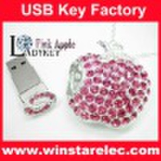 OEM jewellery USB Flash Disk