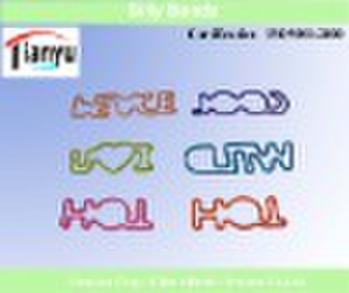 Silly One Color Letter Bands