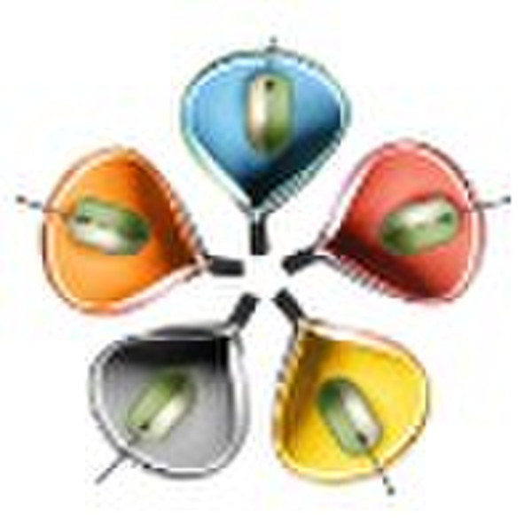 Mouse pad with mouse