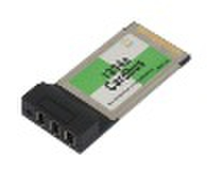 Notebook Card 3 Port  PCMCIA 1394 Card   1