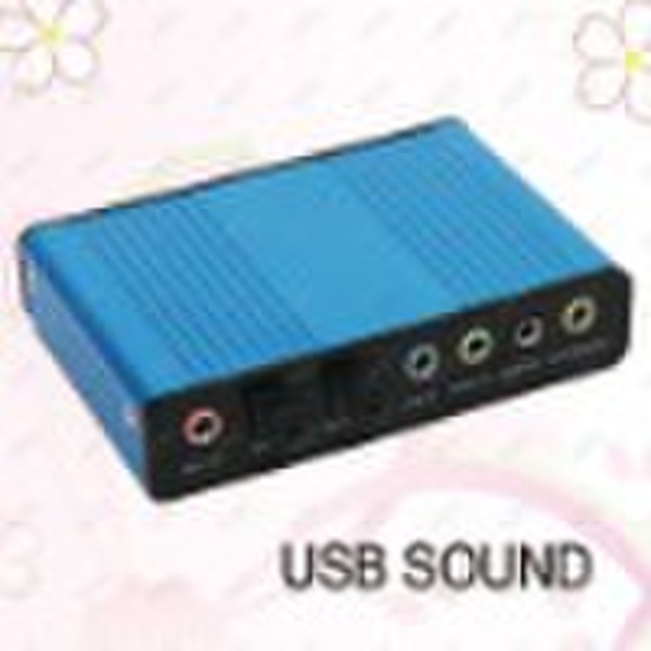 USB 5.1 6-канальный Внешние Аудио Звуковая карта для La