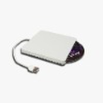 USB 2.0 portable Ultraslim slot-in External DVD wr