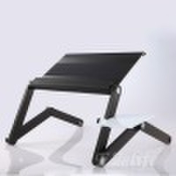 Ergonomic laptop bed table/Aluminum adjustable lap
