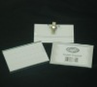 Hard ID Card with safety pin
