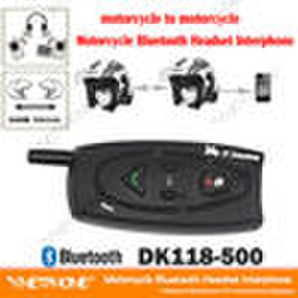 500m BT interphone for motorcycle rider