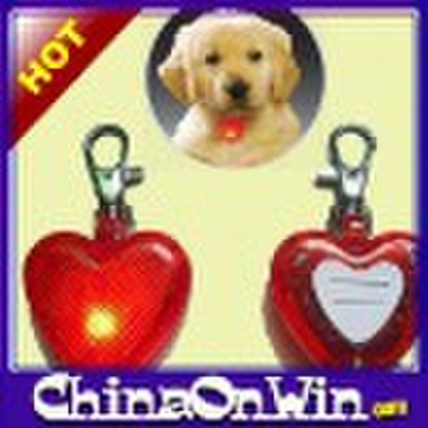 Pet product,pet care,Luminous Dog Heart Model Pend
