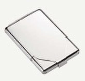 Metal business card holder