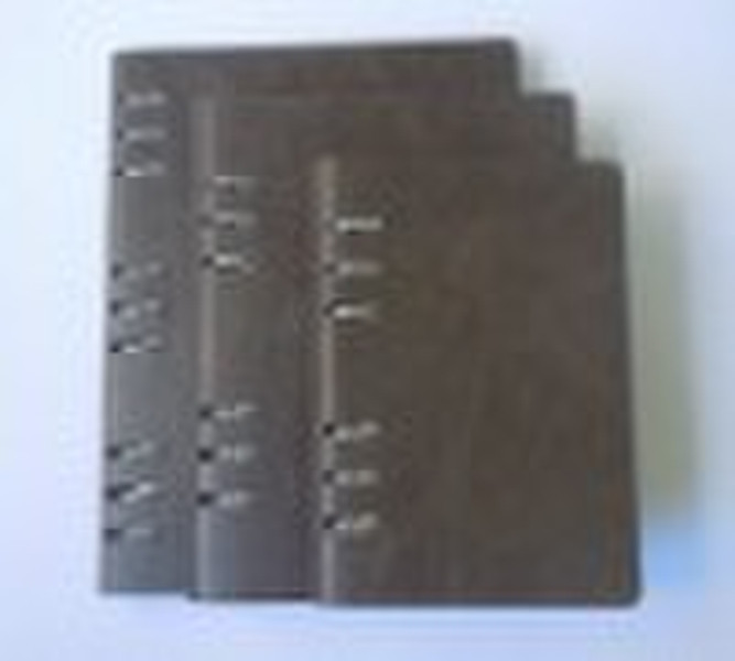 leather loose-leaf notebook