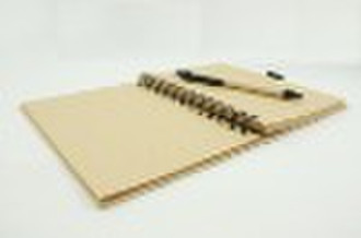 eco notebook with eco pen