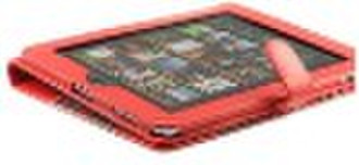 for Apple iPad Leather tartan case cover Red!