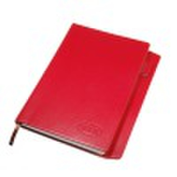 Red 16 open S01H11 paperback notebook