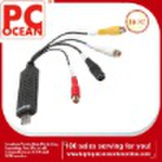 1 Channel EasyCAP USB 2.0 Video Adapter with Audio