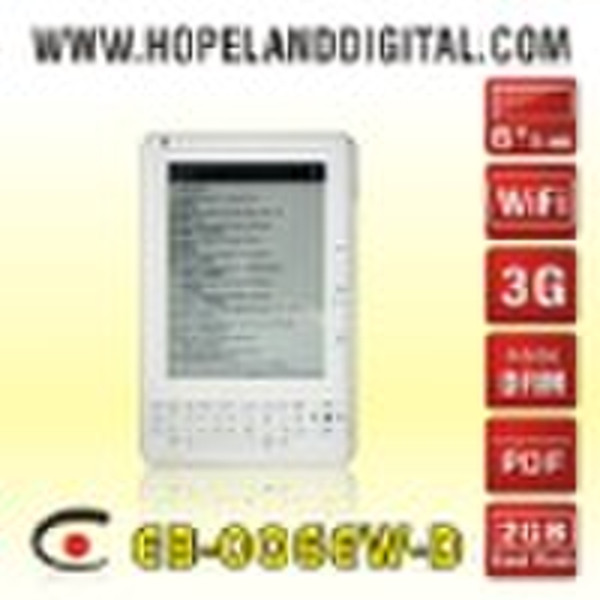 6 Inch Wifi E-book