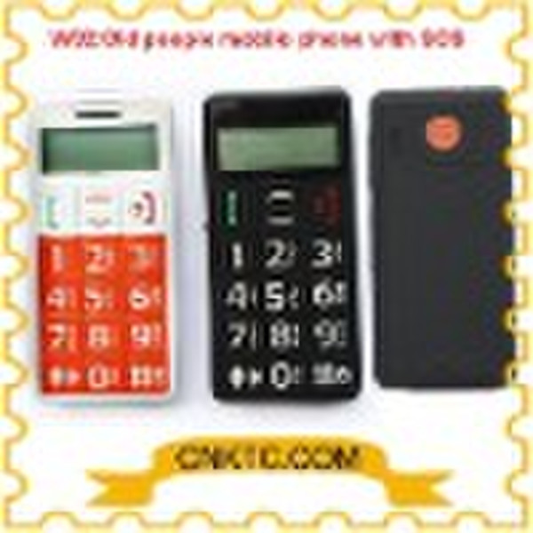 дешевые простой мобильный телефон W02 Пожилые телефон
