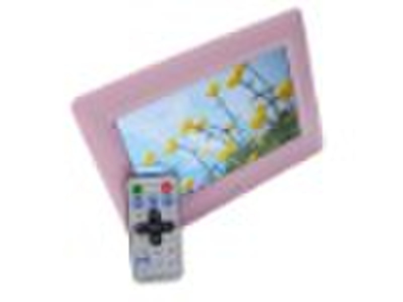 electronic photo frame pink color