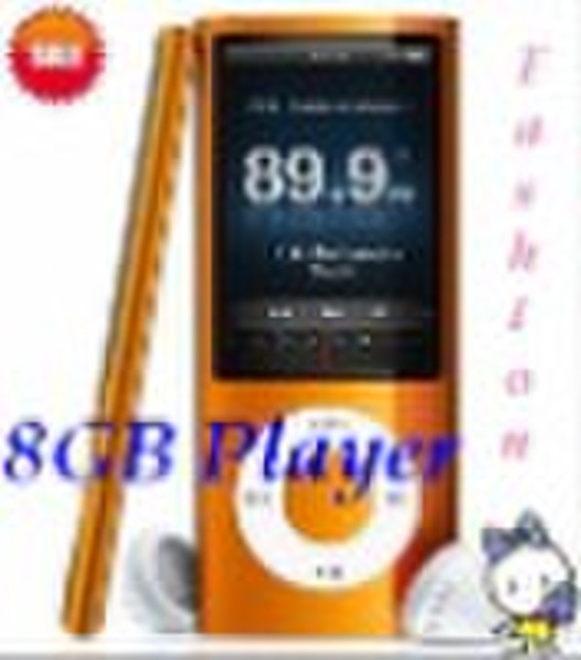 8GB 1.8" NEW 4TH GEN FM MP3 MP4 Player