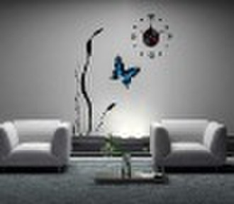 Removable wall sticker clock