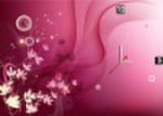 Canvas Painting Wall Clock