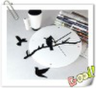 bird acrylic clock