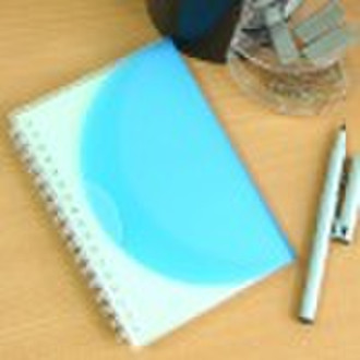 A6 TRANSPARENT PP COVER NOTEBOOK