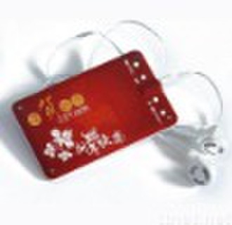 credit card MP3 player