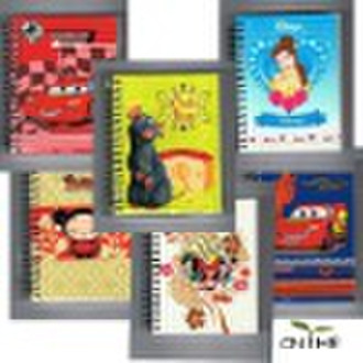 Catoon Spiral Note book