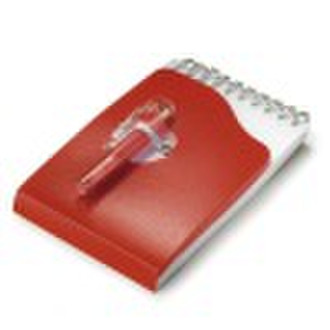 PP notebook with pen