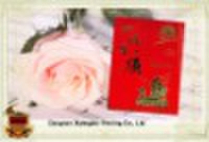 Fashionable handmade weeding cards-----CW-041