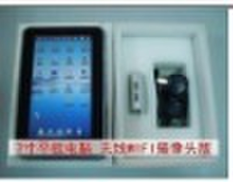 7" high-sensitive LCD full touch screen lapto