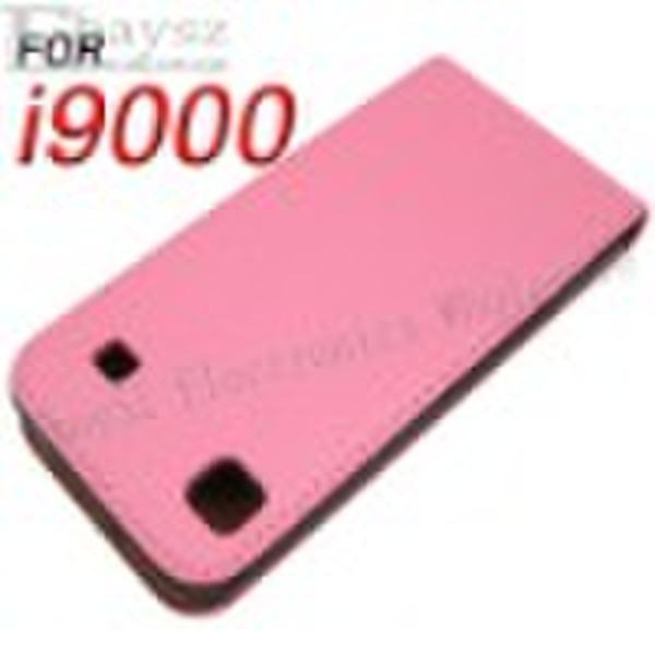 Pink Leather Pouch for i9000 IP-164